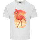 Flamingo Painting Kids T-Shirt Childrens White