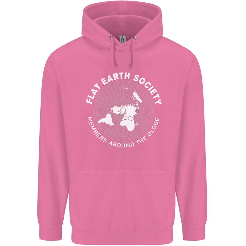 Flat Earth Society Members Around the Globe Childrens Kids Hoodie Azalea