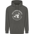 Flat Earth Society Members Around the Globe Childrens Kids Hoodie Storm Grey
