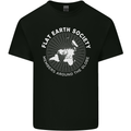 Flat Earth Society Members Around the Globe Kids T-Shirt Childrens Black