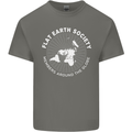 Flat Earth Society Members Around the Globe Kids T-Shirt Childrens Charcoal