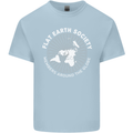 Flat Earth Society Members Around the Globe Kids T-Shirt Childrens Light Blue