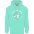 Flat Earth Society Members Around the Globe Mens 80% Cotton Hoodie Peppermint