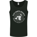 Flat Earth Society Members Around the Globe Mens Vest Tank Top Black