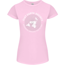 Flat Earth Society Members Around the Globe Womens Petite Cut T-Shirt Light Pink