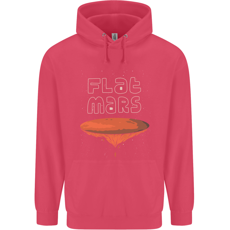 Flat Planet Mars Childrens Kids Hoodie Heliconia