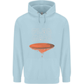 Flat Planet Mars Childrens Kids Hoodie Light Blue