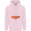 Flat Planet Mars Childrens Kids Hoodie Light Pink