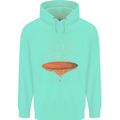 Flat Planet Mars Childrens Kids Hoodie Peppermint