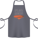 Flat Planet Mars Cotton Apron 100% Organic Steel