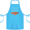 Flat Planet Mars Cotton Apron 100% Organic Turquoise