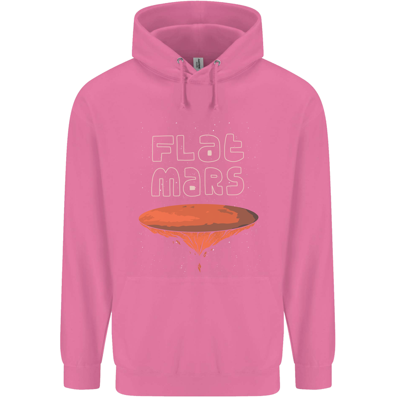 Flat Planet Mars Mens 80% Cotton Hoodie Azelea