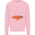 Flat Planet Mars Mens Sweatshirt Jumper Light Pink