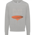Flat Planet Mars Mens Sweatshirt Jumper Sports Grey