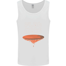 Flat Planet Mars Mens Vest Tank Top White