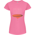 Flat Planet Mars Womens Petite Cut T-Shirt Azalea