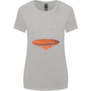Flat Planet Mars Womens Wider Cut T-Shirt Sports Grey