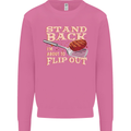 Flip Out Funny BBQ Grill Mens Sweatshirt Jumper Azalea