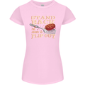 Flip Out Funny BBQ Grill Womens Petite Cut T-Shirt Light Pink