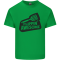 Flipping Awesome Funny BBQ Chef Fathers Day Mens Cotton T-Shirt Tee Top Irish Green