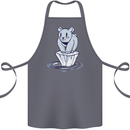 Floating Polar Bear Climate Change Environment Cotton Apron 100% Organic Steel