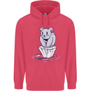 Floating Polar Bear Environment Climate Change Childrens Kids Hoodie Heliconia