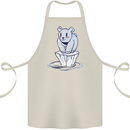Floating Polar Bear Environment Climate Change Cotton Apron 100% Organic Natural