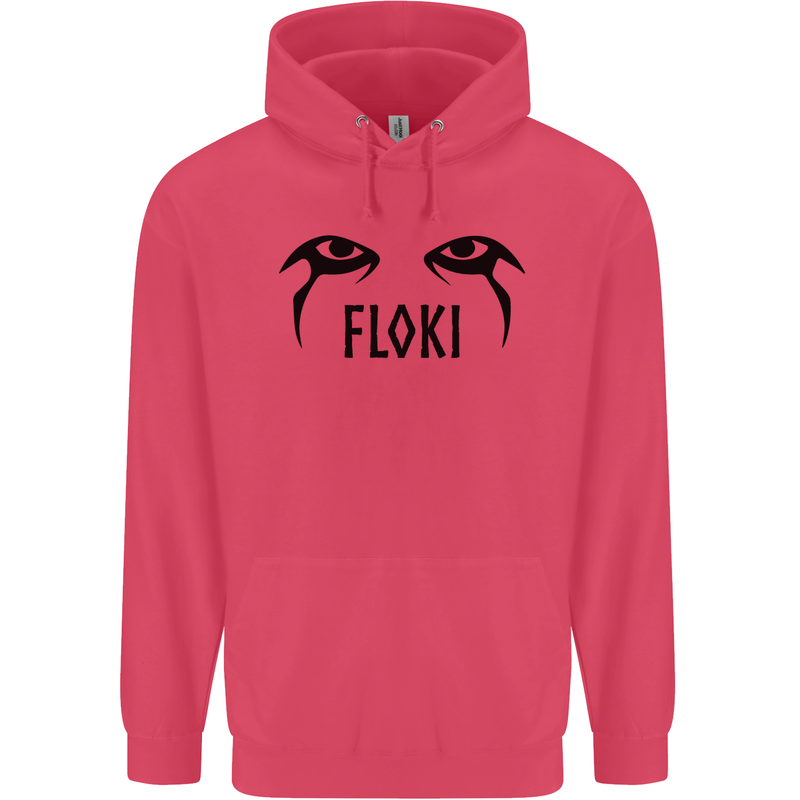 Floki Eyes Vikings Valhalla Odin Childrens Kids Hoodie Heliconia