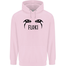 Floki Eyes Vikings Valhalla Odin Childrens Kids Hoodie Light Pink