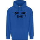 Floki Eyes Vikings Valhalla Odin Childrens Kids Hoodie Royal Blue