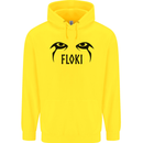 Floki Eyes Vikings Valhalla Odin Childrens Kids Hoodie Yellow