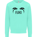 Floki Eyes Vikings Valhalla Odin Kids Sweatshirt Jumper Peppermint