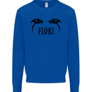 Floki Eyes Vikings Valhalla Odin Kids Sweatshirt Jumper Royal Blue