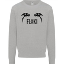 Floki Eyes Vikings Valhalla Odin Kids Sweatshirt Jumper Sports Grey