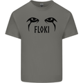 Floki Eyes Vikings Valhalla Odin Kids T-Shirt Childrens Charcoal