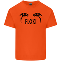 Floki Eyes Vikings Valhalla Odin Kids T-Shirt Childrens Orange