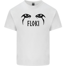 Floki Eyes Vikings Valhalla Odin Kids T-Shirt Childrens White