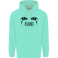 Floki Eyes Vikings Valhalla Odin Mens 80% Cotton Hoodie Peppermint