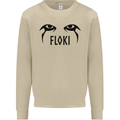 Floki Eyes Vikings Valhalla Odin Mens Sweatshirt Jumper Sand