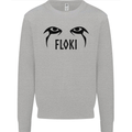 Floki Eyes Vikings Valhalla Odin Mens Sweatshirt Jumper Sports Grey