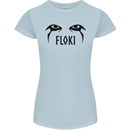 Floki Eyes Vikings Valhalla Odin Womens Petite Cut T-Shirt Light Blue