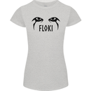 Floki Eyes Vikings Valhalla Odin Womens Petite Cut T-Shirt Sports Grey