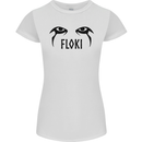 Floki Eyes Vikings Valhalla Odin Womens Petite Cut T-Shirt White