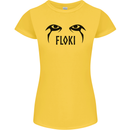 Floki Eyes Vikings Valhalla Odin Womens Petite Cut T-Shirt Yellow