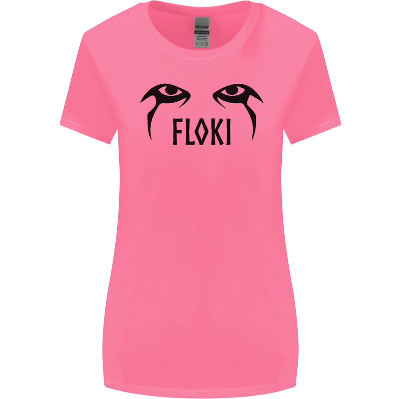 Floki Eyes Vikings Valhalla Odin Womens Wider Cut T-Shirt Azalea