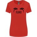 Floki Eyes Vikings Valhalla Odin Womens Wider Cut T-Shirt Red