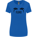 Floki Eyes Vikings Valhalla Odin Womens Wider Cut T-Shirt Royal Blue