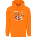 Flugelhorn Music Speaks Where Words Fail Childrens Kids Hoodie Orange