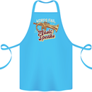 Flugelhorn Music Speaks Where Words Fail Cotton Apron 100% Organic Turquoise