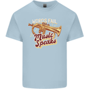 Flugelhorn Music Speaks Where Words Fail Kids T-Shirt Childrens Light Blue